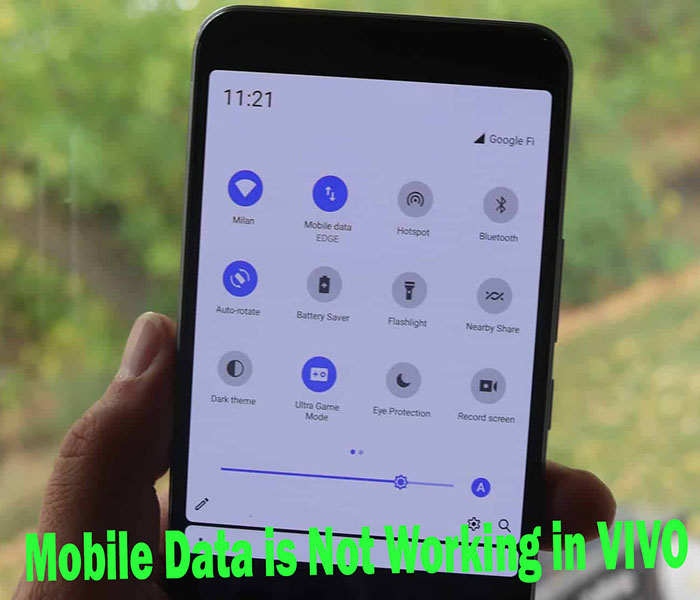 Mobile Data is Not Working in VIVO